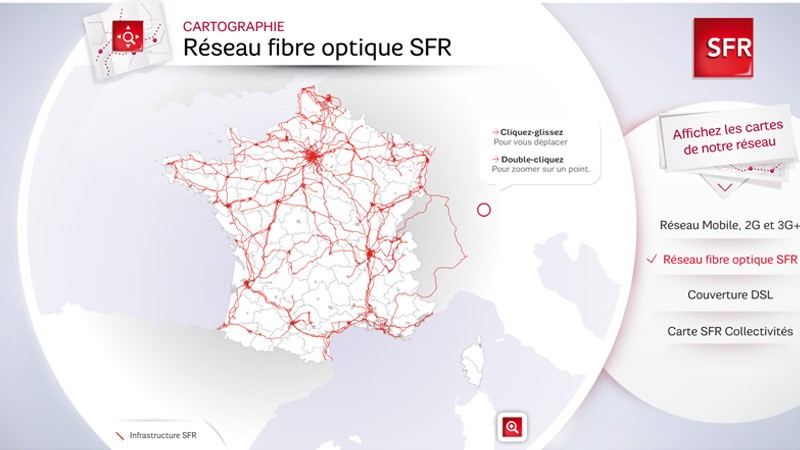 développement d'une cartographie interactive pour SFR présentée sous forme d'interface tactile développement d'une cartographie interactive pour SFR présentée sous forme d'interface tactile