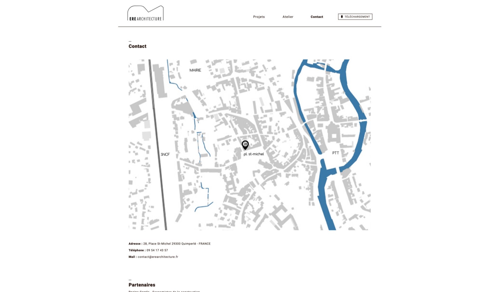 ⭐⭐⭐ Manu Lechat- Webdesigner, intégrateur, développeur Web freelance Réalisation du site de l'agence d'architecture ERE Architecte. Projet assez minimaliste dans la présentation pour une mise en avant claire et concise des projets réalisés pas l'agence d'architecture. ⭐⭐⭐ Manu Lechat- Webdesigner, intégrateur, développeur Web freelance Réalisation du site de l'agence d'architecture ERE Architecte. Projet assez minimaliste dans la présentation pour une mise en avant claire et concise des projets réalisés pas l'agence d'architecture.