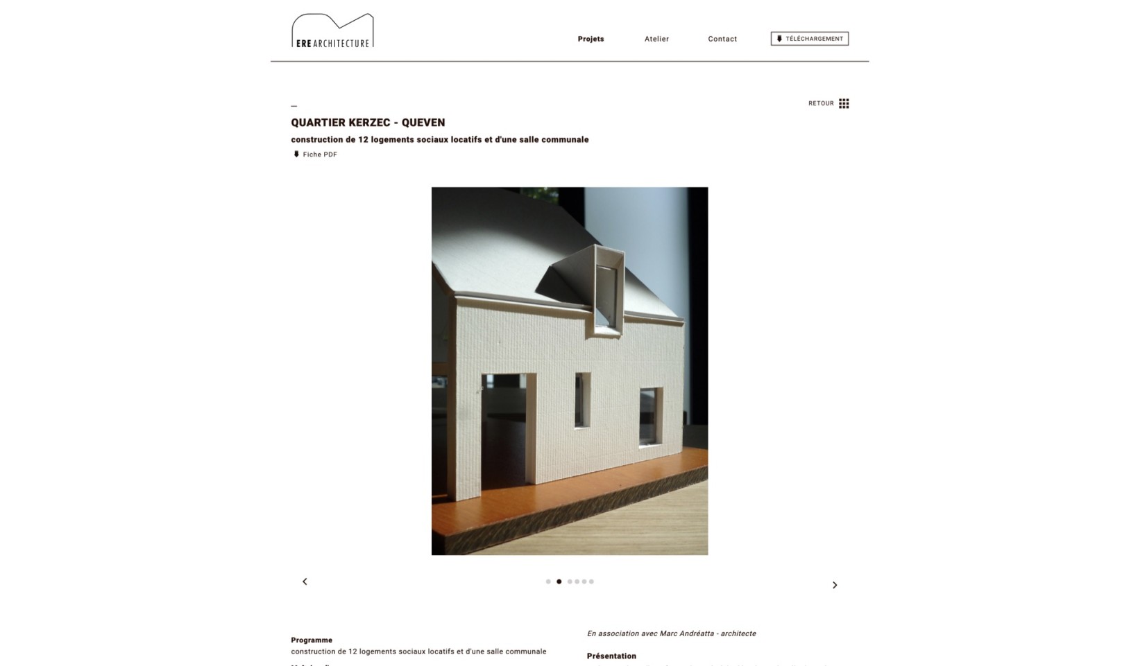 ⭐⭐⭐ Manu Lechat- Webdesigner, intégrateur, développeur Web freelance Réalisation du site de l'agence d'architecture ERE Architecte. Projet assez minimaliste dans la présentation pour une mise en avant claire et concise des projets réalisés pas l'agence d'architecture. ⭐⭐⭐ Manu Lechat- Webdesigner, intégrateur, développeur Web freelance Réalisation du site de l'agence d'architecture ERE Architecte. Projet assez minimaliste dans la présentation pour une mise en avant claire et concise des projets réalisés pas l'agence d'architecture.