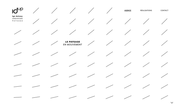 Réalisation du site internet de l'agence d'urbanisme IdUp basée à Nantes. Collaboration avec Samuel Jan et Dorian Simeha