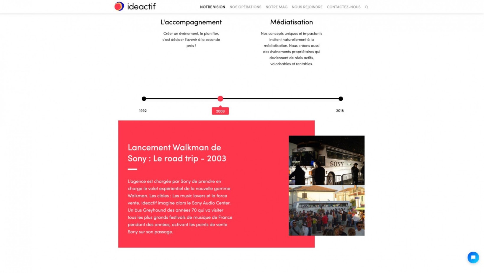 ⭐⭐⭐ Manu Lechat- Webdesigner, intégrateur, développeur Web freelance Développement front-end du site de l'agence Ideactif. Mise en page pixel-perfect et responsive. animation Svg des éléments de la charte graphique de l'agence. ⭐⭐⭐ Manu Lechat- Webdesigner, intégrateur, développeur Web freelance Développement front-end du site de l'agence Ideactif. Mise en page pixel-perfect et responsive. animation Svg des éléments de la charte graphique de l'agence.