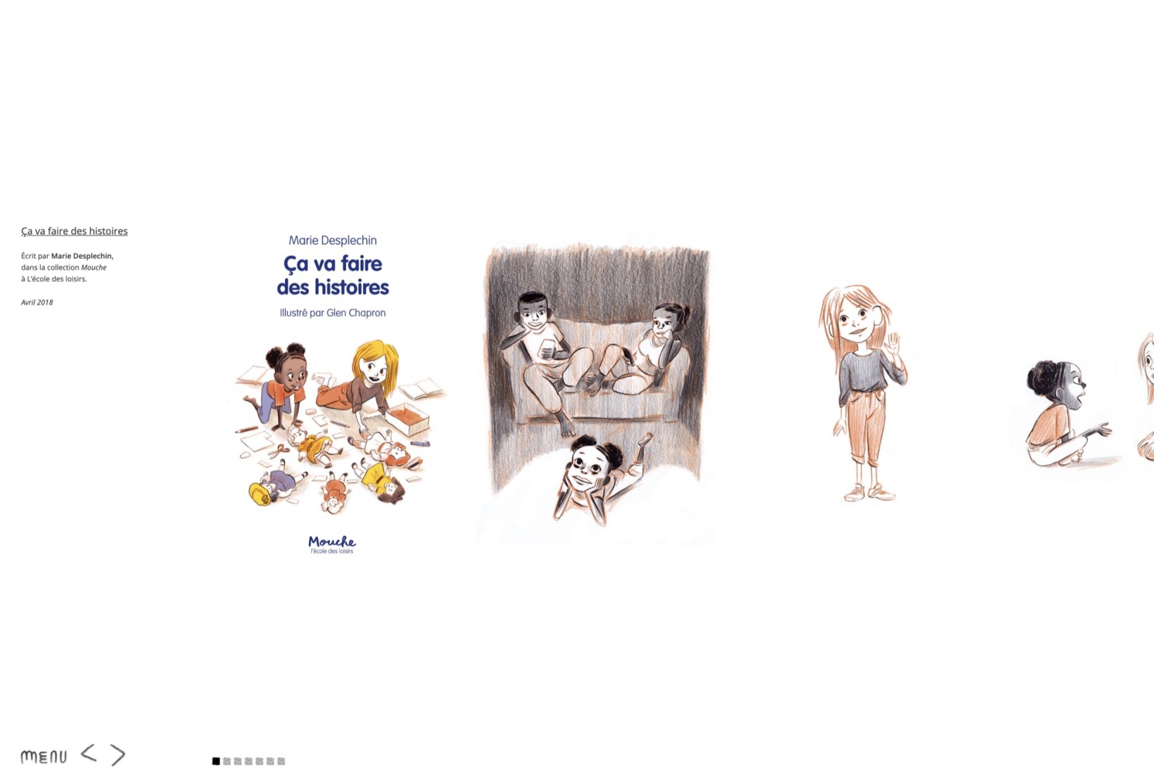 ⭐⭐⭐ Manu Lechat- Webdesigner, intégrateur, développeur Web freelance Webdesign et programmation du portfolio de l'illustrateur Glen Chapron. Réalisation d'un graphisme simple et intuitif. Mise en page responsive sur-mesure. L'ensemble du site est administrable via le cms Wordpress. ⭐⭐⭐ Manu Lechat- Webdesigner, intégrateur, développeur Web freelance Webdesign et programmation du portfolio de l'illustrateur Glen Chapron. Réalisation d'un graphisme simple et intuitif. Mise en page responsive sur-mesure. L'ensemble du site est administrable via le cms Wordpress.